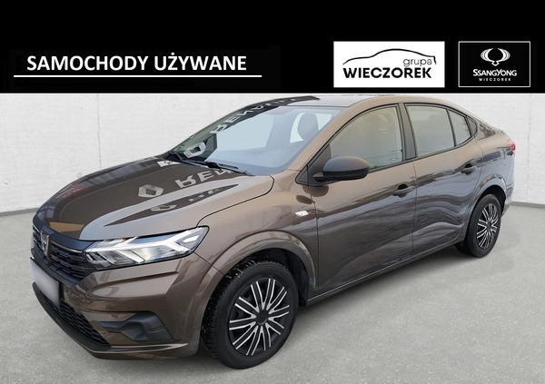 Dacia Logan cena 44999 przebieg: 67000, rok produkcji 2021 z Biała Podlaska małe 137